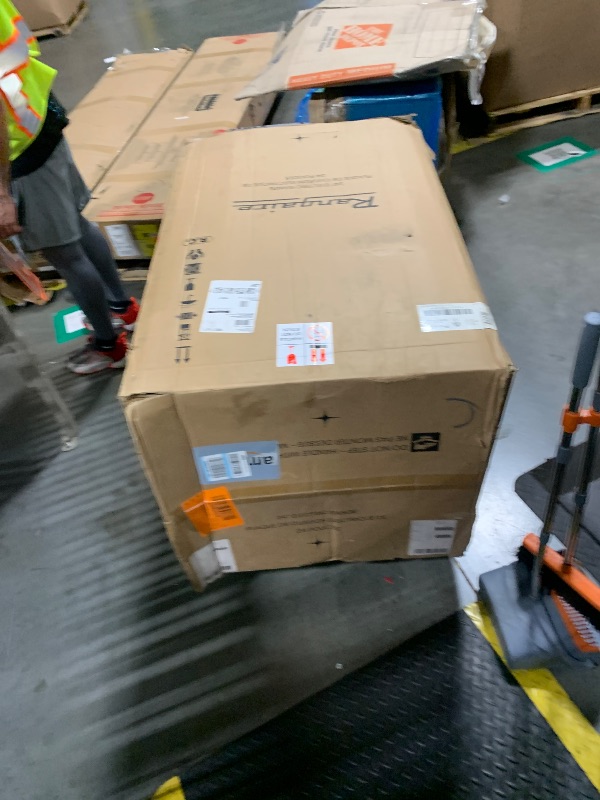 Photo 1 of ***ITEM IS DAMAGED*** ***DAMAGE SHOWN IN PICTURES*** Rangaire RRE241TS 24" Electric Range Oven with Timer - Stainless Steel, Infrared Stove Burners, True Convection, Easy Reach Racks