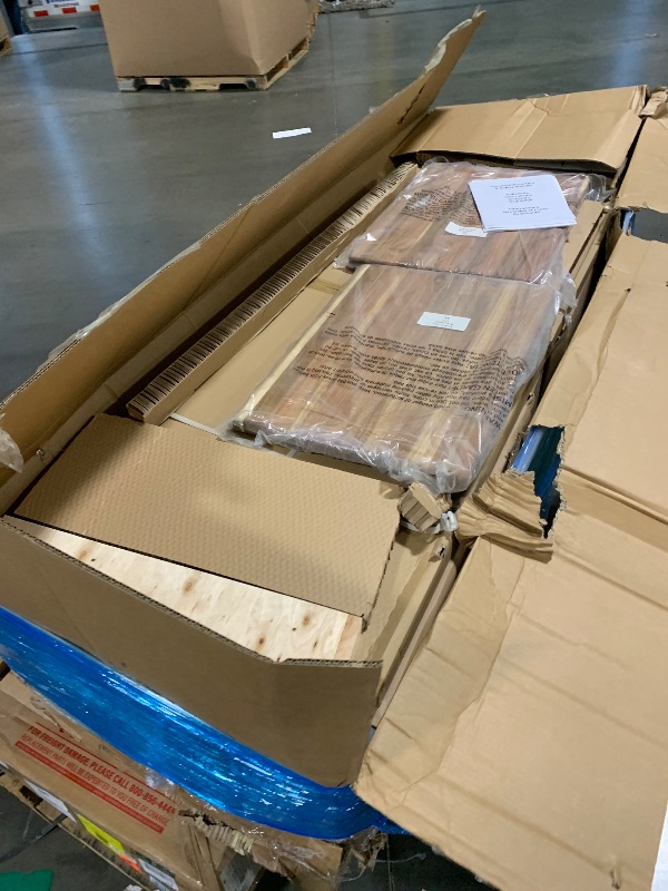 Photo 1 of ***VERY LARGE, VERY HEAVY ITEM*** ***PICK UP WITH TRUCK*** Backyard Discovery Argentine Santa Maria XL Wood Fire & Charcoal Steel BBQ Grill with Asado Clamp, Adjustable Grill Grates, Brasero, Fire Bricks, S-Hooks, Acacia Wood Table for Outdoor Gaucho Gril