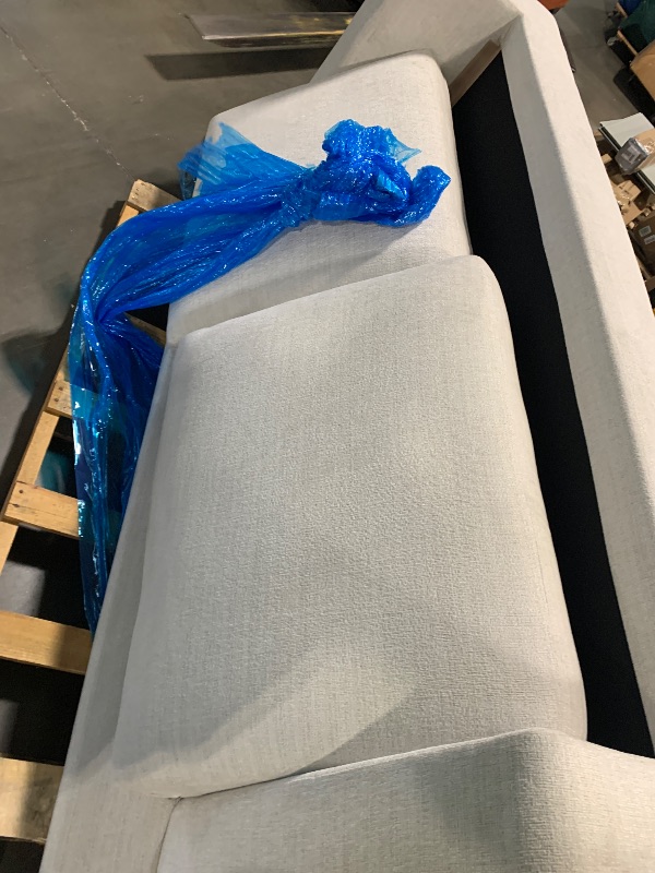 Photo 1 of ***ITEM IS DIRTY*** ***PICK UP WITH TRUCK*** Signature Design by Ashley Maggie Contemporary Upholstered Sofa with Accent Pillows, Off-White