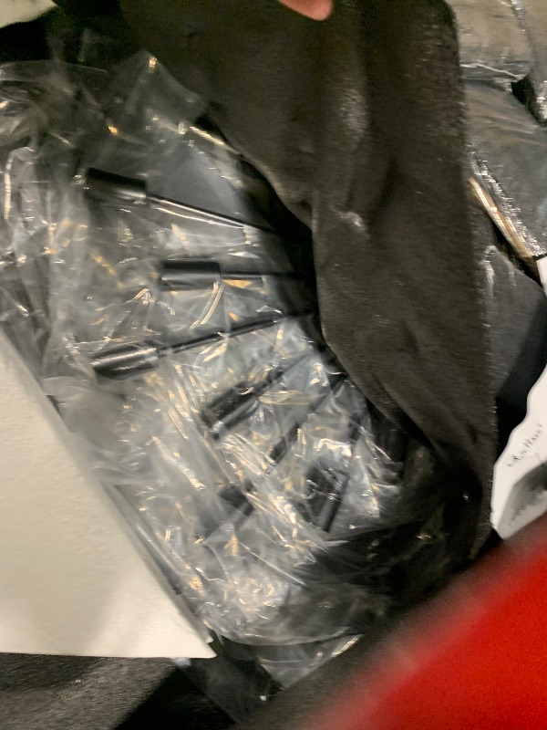 Photo 1 of ***LOOSE HARDWARE IN BOX*** ***PICK UP WITH TRUCK*** Wellmet Large Crystal Chandelier, 48’’ Black Farmhouse Chandelier, 9 Tier Luxury Crystal Pendant Light, for Living Room, Entryway, Dining Room, Hallway, Restaurant