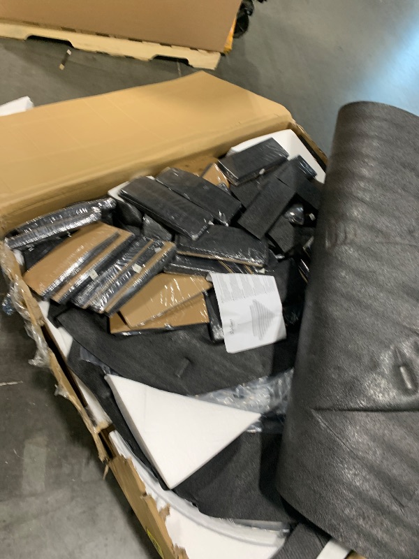 Photo 1 of ***LOOSE HARDWARE IN BOX*** ***PICK UP WITH TRUCK*** Wellmet Large Crystal Chandelier, 48’’ Black Farmhouse Chandelier, 9 Tier Luxury Crystal Pendant Light, for Living Room, Entryway, Dining Room, Hallway, Restaurant