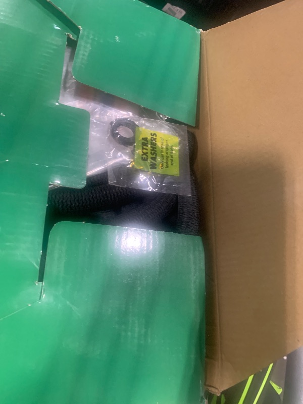 Photo 1 of [DAMAGED] Flexi Hose Expandable Garden Hose with 8 Function Nozzle, 150FT - Lightweight Retractable Garden Hose, Water Hose - No-Kink Flexibility, 3/4 Inch Solid Brass Fittings and Double Latex Core