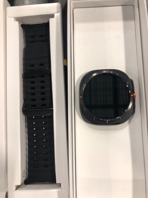 View 3 of **ITEM IS LOCKED** Samsung Galaxy Watch Ultra (2025) 47mm LTE Smartwatch, Titanium Casing, Advanced Sleep Coaching, Running Coach, Energy Score, Heart Rate Tracking, GPS, Titanium Gray [US Version, 2 Yr Warranty]