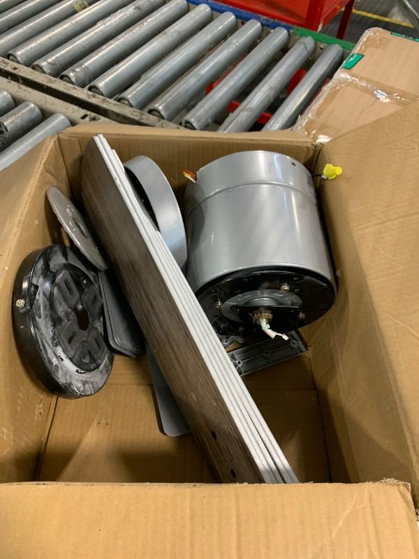 Photo 1 of ** sold as is no refund/return**
 Ceiling Fan, wood Ceiling Fan