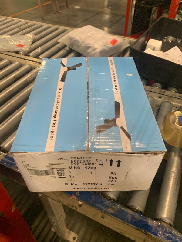 Photo 1 of ** sold as is no refund/return**
 Ceiling Fan, wood Ceiling Fan