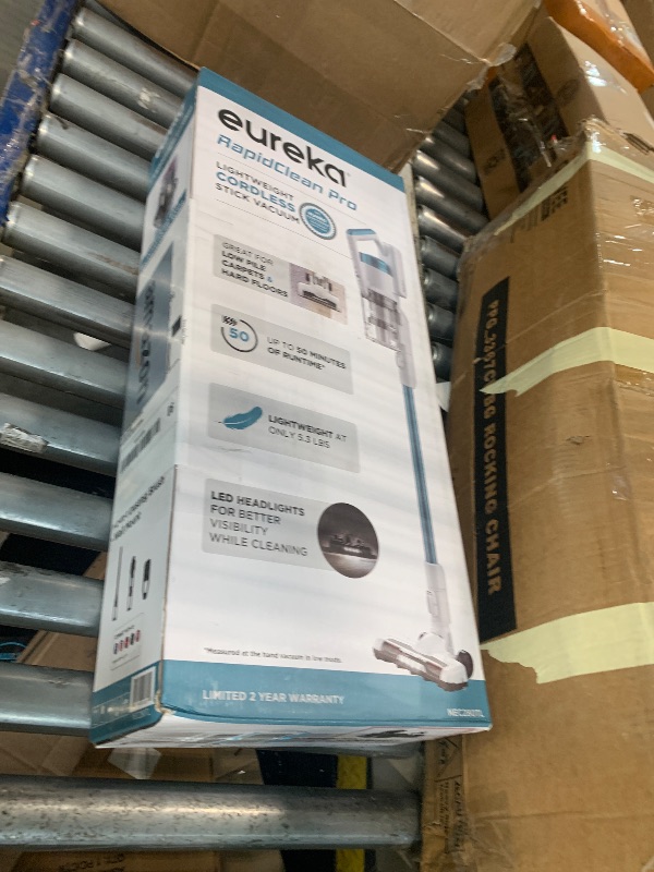Photo 1 of ***NOT WORKING*** Eureka RapidClean Pro NEC280TL Cordless Stick Vacuum Cleaner – Lightweight 5.3 lbs, 40-Min Runtime, LED Headlights, 3 Power Modes, Ideal for Pet Hair, Hard Floors & Carpets