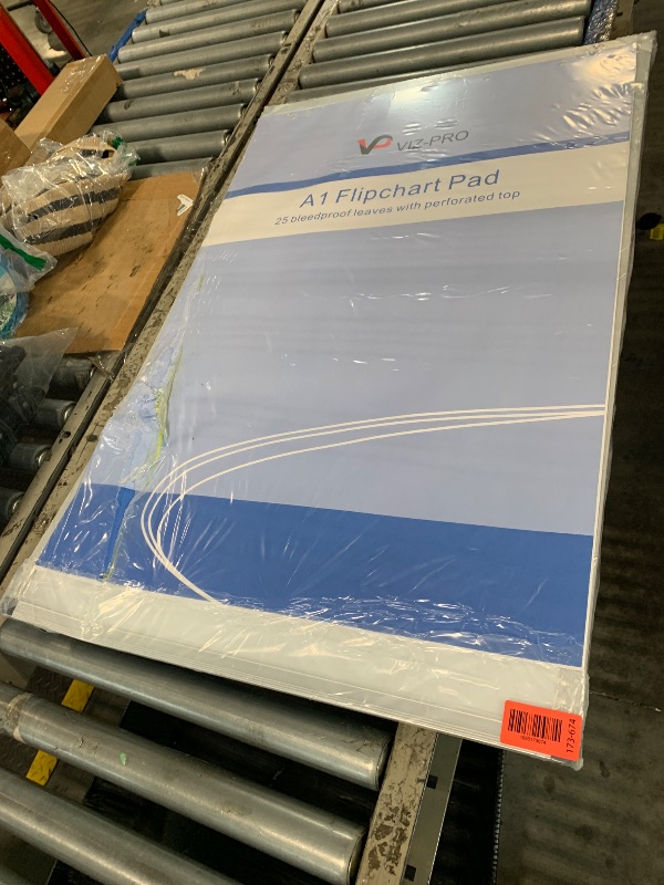 Photo 1 of **A BIT BENT** VIZ-PRO Magnetic Whiteboard Easel, 36 x 24 Inches, Portable Dry Erase Board Height Adjustable for School Office and Home