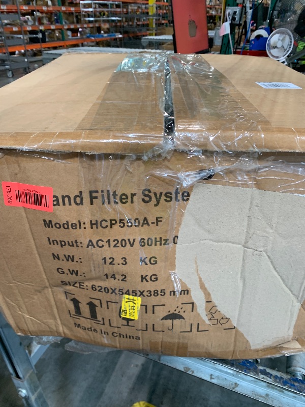 Photo 1 of ** UNCLEAN**Replacement for Intex 2500GPH Krystal Clear Pool Filter Pump and 6 Type B Filter Cartridges
