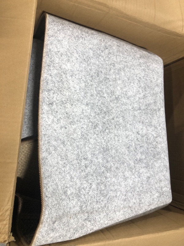 Photo 1 of ***FINAL SALE NO RETURN ***PARTS *** Easy Jute Rug Checkered Rugs: Washable Woven Area Rug Non Slip Non Shedding Indoor Outdoor Carpet Rugs for Living Room Bedroom Dining Room Farmhouse Patio (' Black Checkerboard)