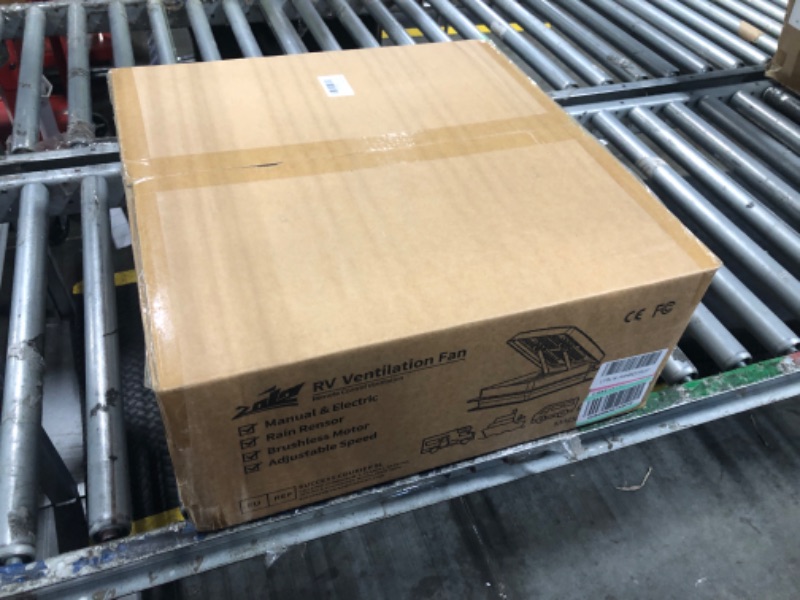 Photo 1 of ***SIMILAR ITEM***
2012 RV Roof Vent Fan 14", Black Translucent Lid, Reversible 12V-24V Roof Exhaust Fan with Remote Control & Rain Sensor, Ultra Quiet Ventilation Fan for Camper, Trailer & Motorhome