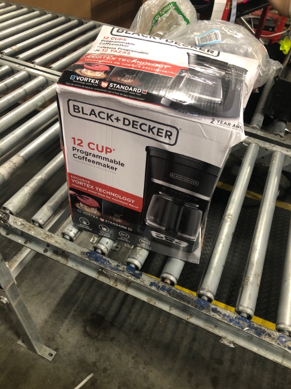 Photo 1 of ***SIMILAR ITEM***
BLACK+DECKER 12-Cup Digital Coffee Maker, Programmable, Washable Basket Filter, Sneak-A-Cup, Auto Brew, Water Window, Keep Hot Plate, Black