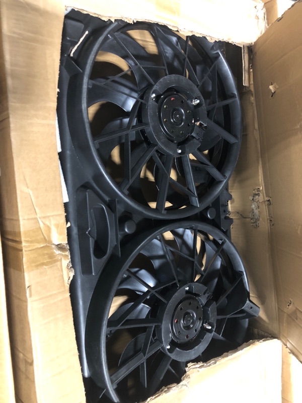 Photo 1 of ***SIMILAR ITEM***
Radiator Cooling Fan Assembly Replacement for 2007-2014 Yukon Tahoe Escalade Suburban Silverado Sierra 1500 Dual Fan 4.8L 5.3L 6.0L 6.2L Engine Cooling Fan #GM3115211