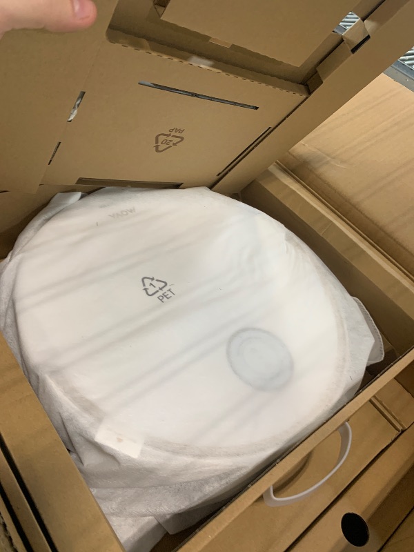 Photo 1 of ***FINAL SALE NO RETURN PARTS *** MOVA V50 Ultra Complete Robot Vacuum and Mop, 24,000Pa Suction, Zero Tangling Duobrush, 2.28in Obstacle Overcoming, FlexiRise Navigation, 176°F Hot Water Mop Self-Cleaning & Fast Hot Air Drying, White