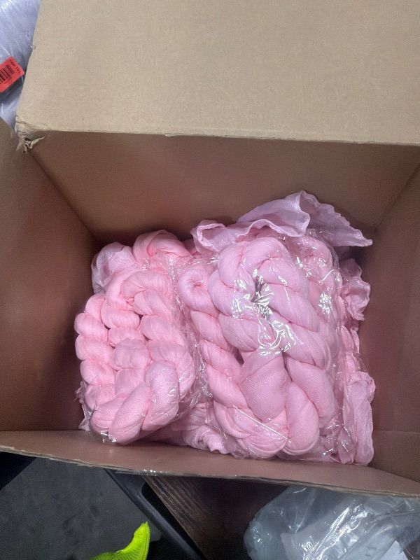 Photo 1 of ***10 TABLE RUNNER*****10 Pack Light Pink Cheesecloth Table Runner 17x108 Inch Boho Gauze Cheese Cloth Table Runners for Wedding Party Baby Shower Birthday Home Decor