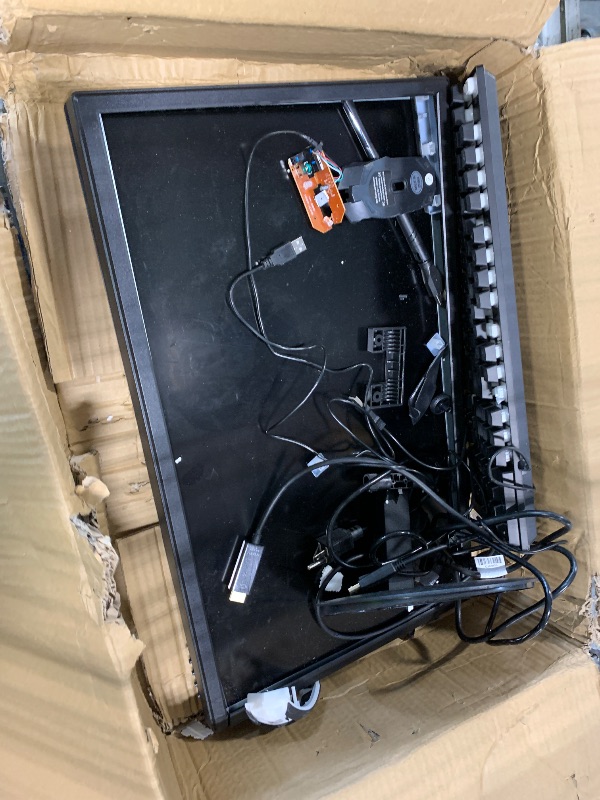 Photo 1 of ***ITEM IS DAMAGED*** ***PC WORKS BUT SCREEN, KEYBOARD, AND MOUSE ARE BROKEN*** Dell Optiplex Small Desktop Computer (SFF) PC | Quad Core Intel i5 (3.2GHz) | 16GB DDR3 RAM | 512GB SSD | 24 Inch Monitor | RGB Gaming Keyboard & Mouse, Headset | Windows 11 P