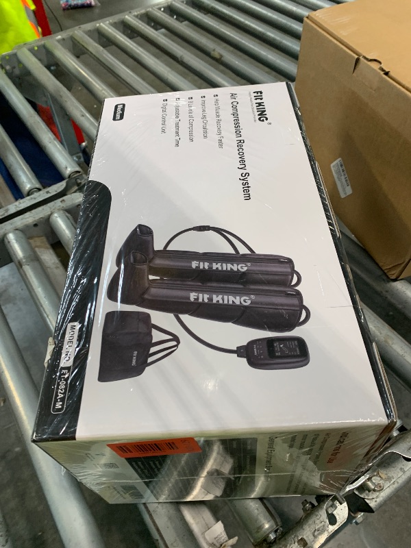 Photo 1 of ** new ** FIT KING Air Compression Recovery System, Sequential Device for Fast Recovery, Foot and Leg Massager Boots to Enhance Sports Performance, FSA-HSA (Medium)