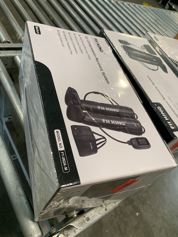 Photo 1 of *-* FACTORY SEALED ** FIT KING Air Compression Recovery System, Sequential Device for Fast Recovery, Foot and Leg Massager Boots to Enhance Sports Performance, FSA-HSA (Medium)