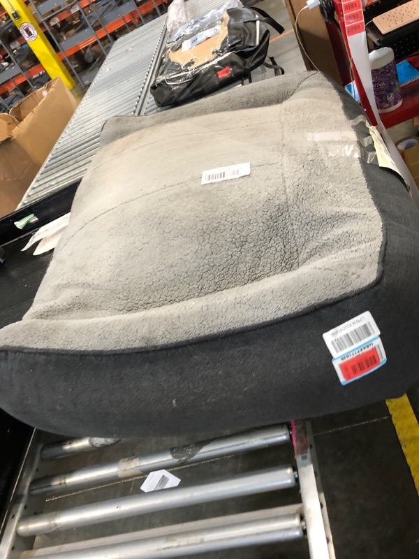 Photo 1 of *** dirty needs to be washed*** Bedsure SupportMax™ XL Plus Orthopedic Dog Beds Large Sized Dog - Extra Thick Supportive Dogs Couch with Waterproof Washable Cover, Jumbo Pet Sofa with Soft Sherpa and Nonskid Bottom, Grey, 48"
