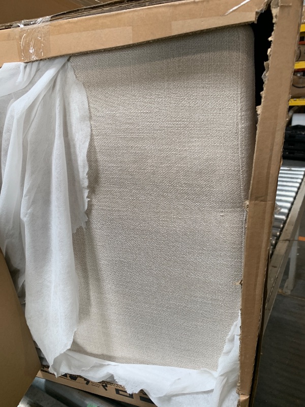 Photo 1 of ****01 CHAIR****KISLOT Upholstered Dining Chair with Caster, No Assembly Modern Accent Armchair with Rollers for Dining Room, Bedroom, Living Room, Reading Room, Already Assembled, Beige, 