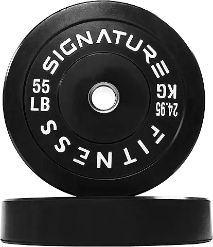 Photo 1 of  Olympic Bumper Plate Weight Plates with Steel Hub, 55LB, 