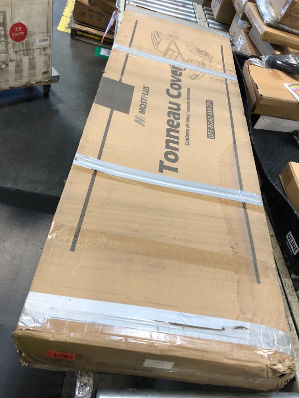 View 2 of ***HARDWARE MISSING***
MOSTPLUS 6.5 FT Quad Fold Soft Truck Bed Tonneau Cover Compatible with 2007-2021 Toyota Tundra Fleetside for Models with The Deckrail System 6.5 FT Bed -78.7 inch On Top