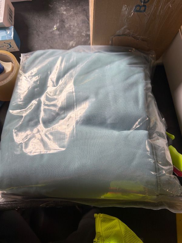 Photo 1 of ***ONLY SHEETS ****NO COMFORTER******Bedsure King Size Comforter Set - 7 Pieces Floral Mineral Blue Soft Bedding Sets, King Bed in a Bag with Botanical Flowers Comforter, Sheets, Pillowcases & Shams