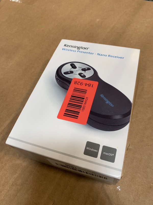 Photo 1 of **missing pen**Kensington Wireless Presenter - Presentation Remote (K33271WW), Black