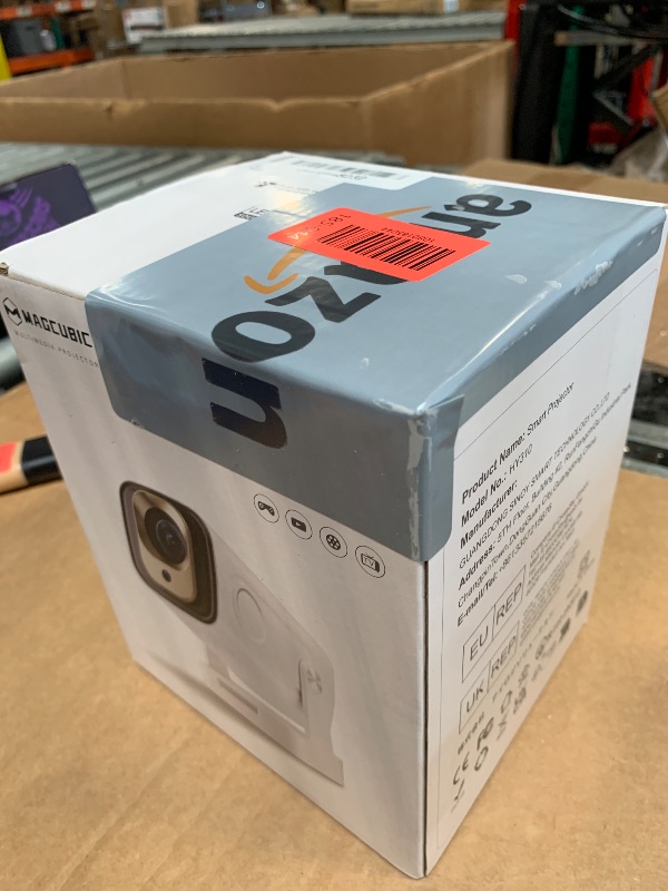 Photo 1 of ?Auto Focus&1080P?Magcubic Mini Smart Projector with 4K Support, Portable Projector with Wifi 6 and Bluetooth 5.4, 5W Speaker, Built in Apps, Voice Control, Outdoor Movie Projector