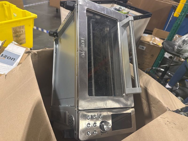 Photo 1 of ****CHECKED 7/11 - AS IS/NO RETURNS - SALE FINAL - FOR PARTS ONLY****Nuwave Bravo Air Fryer Toaster Smart Oven, 10-in-1 Countertop Convection, 1800 Watts, 21-Qt Capacity, 50°-450°F Temp Controls, Top and Bottom Heater Adjustments 0%-100%, PFAS Free, Stai