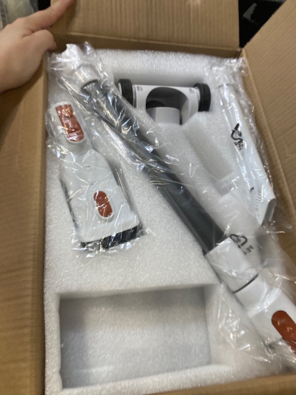 Photo 1 of ****BATTERY NOT INCLUDED****Tikom V500 Cordless Vacuum Cleaner for Home, 40000Pa/450W Stick Vacuum with LED Touch Screen, Charging Wall Dock, Anti-Tangle, Lightweight Handheld Vacuum for Pet Hair, Hard Floor, Carpet