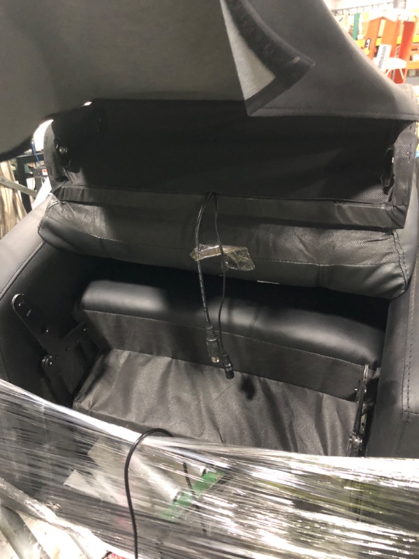Photo 1 of ** VERY USED** Sweetcrispy Massage Recliner Chair for Adults, Adjustable Home Theater Seating with Lumbar Support for Living Room, Modern Fabric Reclining for Small Space, Black