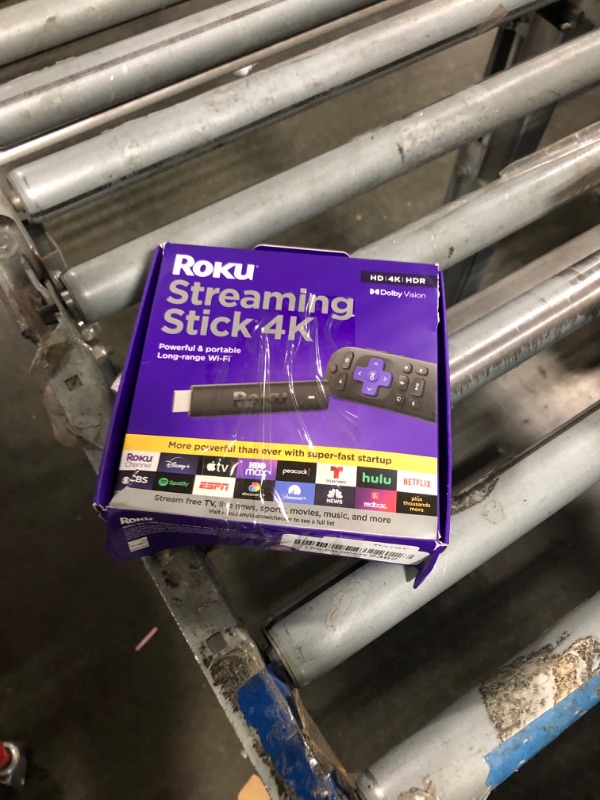 Photo 1 of **  ONLY CONTROL / MISSING STICK ** Roku Streaming Stick 4K - HDR & Dolby Vision Roku Streaming Device for TV with Voice Remote & Long-Range Wi-Fi - Free & Live TV