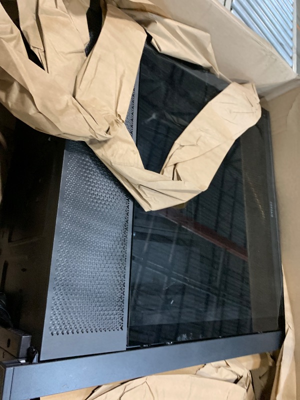 Photo 1 of ****AS IS ALL SALES FINAL NO RETURNS *****CORSAIR 4000D RS ARGB Frame Modular Mid-Tower ATX PC Case, High Airflow, 3X Pre-Installed RS Fans, InfiniRail™ Mounting System, ASUS BTF, MSI Zero, Gigabyte Stealth, Black