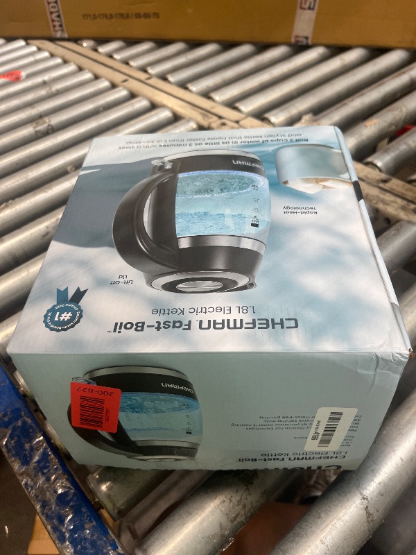Photo 1 of !!USED!!NEEDS TO BE WASHED!!FINAL SALE!!
MuellerLiving Glass Kettle 1.5L 1500W LED Light Electric Tea Kettle Automatic Shut-Off with SpeedBoil Tech and Boil-Dry Protection