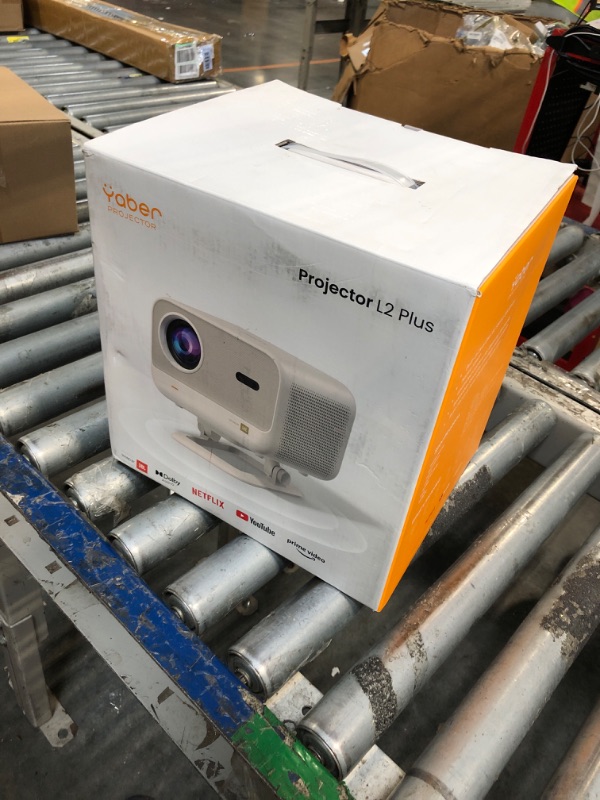 Photo 1 of [Built in Netflix App/Sound by JBL] Yaber L2 Plus Projector with WiFi and Bluetooth, Native 1080P Projector 4K Support, Auto Focus/Keystone Correction, Portable Proyector for Home & Outdoor