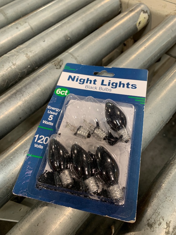 Photo 1 of ***ONLY 4 BULBS*** Sweet Online Deal Black Color Party Mini Night Light Bulb 6PC