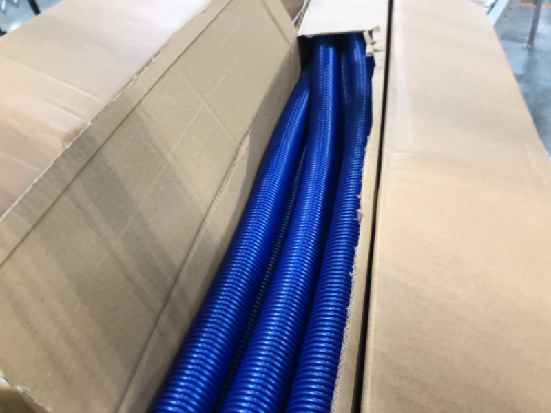 Photo 1 of (2025 Upgrade) VINGLI Automatic Suction-Side Pool Vacuum Cleaner, Powerful Wall-Climbing Sweeper for Inground Pools, Includes 39.6ft Tangle-Free Hose (Blue&White)