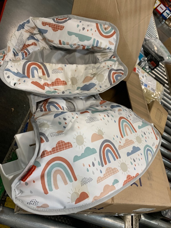 Photo 1 of ***SIMILAR***Fisher-Price Portable Baby Chair Sit-Me-Up Floor Seat With Developmental Toys & Machine Washable Seat Pad, Pacific Pebble