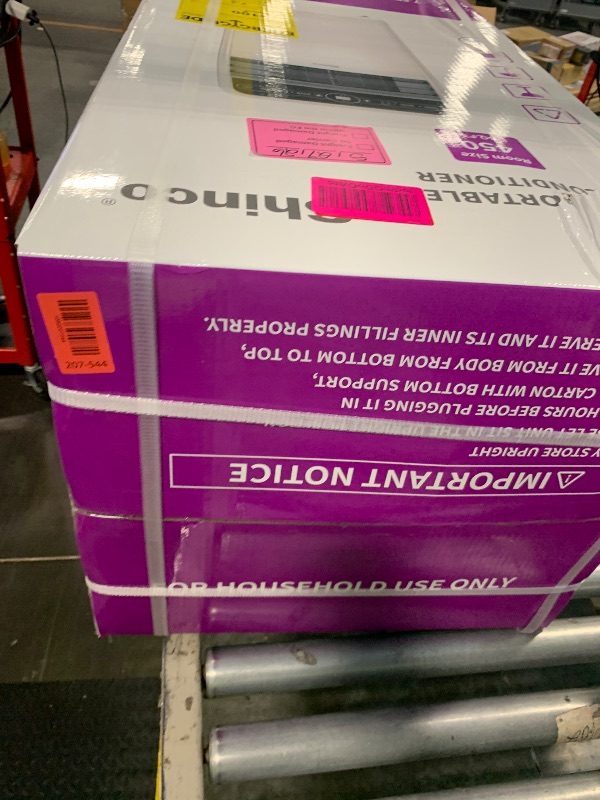 Photo 1 of ****CHECKED  7/11 - AS IS/NO RETURNS - SALE FINAL - FOR PARTS ONLY****Shinco 12,000 BTU Portable Air Conditioner, Portable AC Unit with Built-in Cool, Dehumidifier&Fan Modes for Room up to 450 sq.ft, with Remote Control, 24 Hour Timer, Installation Kit