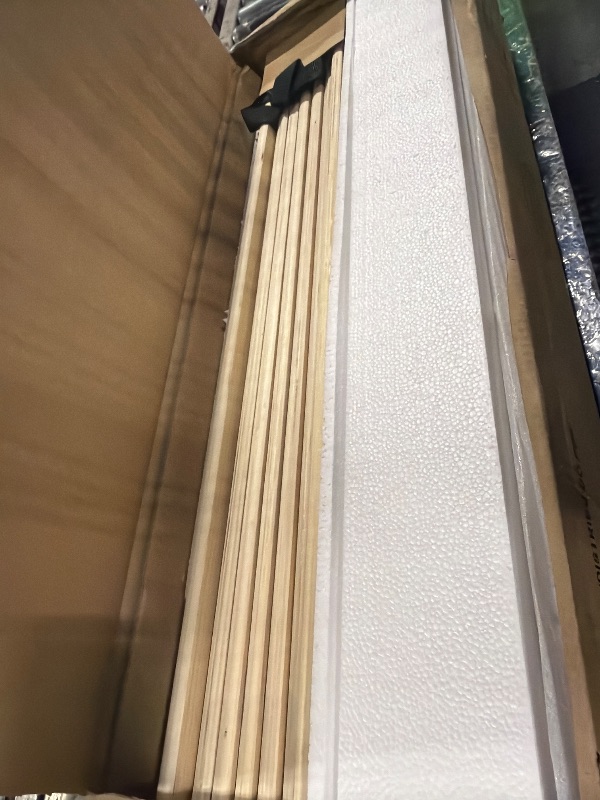 View 3 of ****CHECKED  7/12 - AS IS/NO RETURNS - SALE FINAL - FOR PARTS ONLY****Max & Lily Modern Farmhouse Bed with Plank Headboard and Trundle, Full, Driftwood