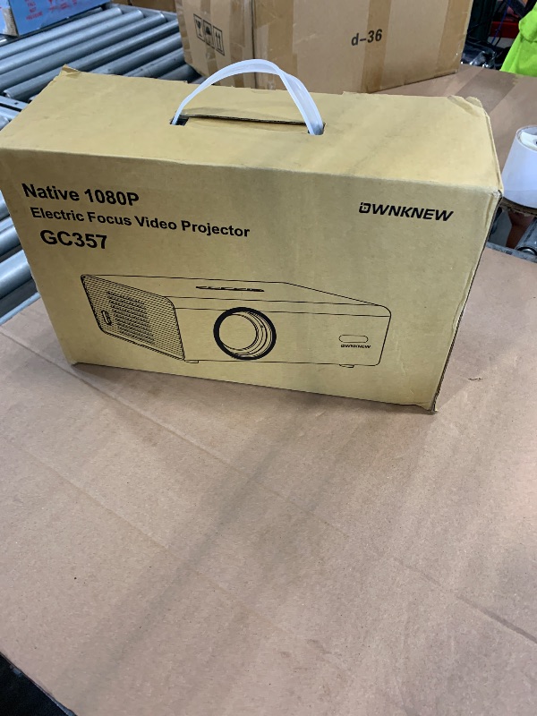 Photo 1 of [Electric Focus] 4K Support Projector with WiFi6 and Bluetooth 5.3, Outdoor Projectors for Outside Video Use, OWNKNEW Gaming Movie Proyector, Auto Keystone Correction
