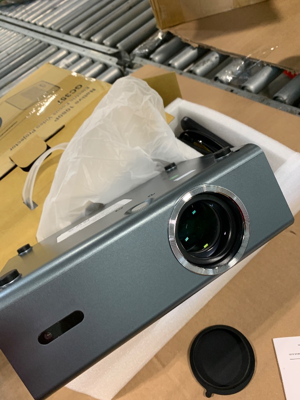 Photo 1 of [Electric Focus] 4K Support Projector with WiFi6 and Bluetooth 5.3, Outdoor Projectors for Outside Video Use, OWNKNEW Gaming Movie Proyector, Auto Keystone Correction