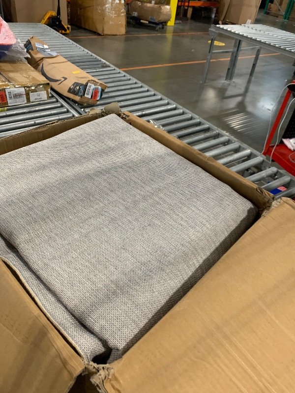 Photo 1 of ****** AS IS ALL SALES FINAL  NO RETURNS ****** 9x12 Faux Wool Area Rugs for Living Room, Machine Washable Carpet, Non-Slip Backing, Pet Friendly Throw Rug for Bedroom Dining Room, Oatmeal
