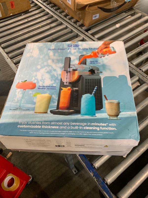 Photo 1 of ** sold as so no refund/return**
Iceman by Chefman Slush-Ease 68oz Slushie Machine, 48oz Liquid Capacity Frozen Drink Maker & Slushy Machine with 5 Presets and LED Display, Perfect for Frozen Margaritas, Frappes, Smoothies & Shakes