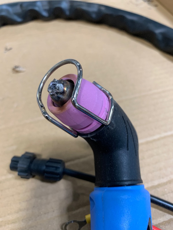 Photo 1 of ***** CUTTER TIP BROKEN ****8 VEVOR Plasma Cutter, 65A Non-Touch Pilot Arc Plasma Cutting Machine, 110V/220V Dual Voltage Digital Display IGBT Inverter - with 2T/4T Function & Adjustable PA/PT Time for Home Repairs, Workshops