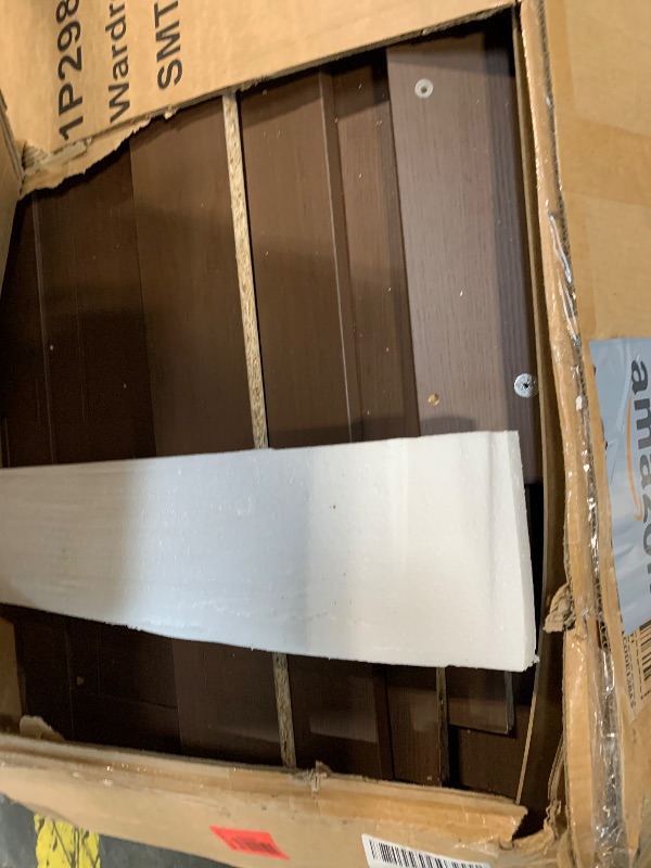 Photo 1 of ** sold as is no refund/return**KEIKI 63" Tall Kitchen Pantry Storage Cabinet with Door-Side Rack & Shelves, Freestanding Wood Hutch Food Pantries Cupboard for Coffee Bar, Dining Room