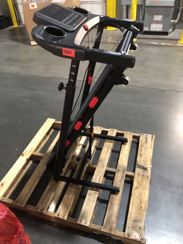Photo 1 of ***TRUCK/TRAILER PICKUP ONLY***
Lastforever Folding Treadmill for Home Use, 2.5HP Quiet Motor, 0.5–7.5 MPH with 8% Manual Incline, Compact Electric Treadmill with LED Display, 300 LBS Capacity, Cup Holder & Safety Key