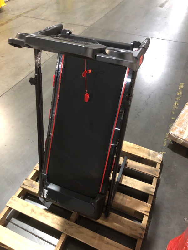 Photo 1 of ***TRUCK/TRAILER PICKUP ONLY***
Lastforever Folding Treadmill for Home Use, 2.5HP Quiet Motor, 0.5–7.5 MPH with 8% Manual Incline, Compact Electric Treadmill with LED Display, 300 LBS Capacity, Cup Holder & Safety Key