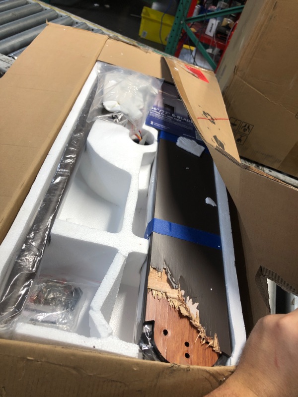 Photo 1 of ***PARTS ONLY*** DINGLILIGHTING 66 Inch Ceiling Fan with Light