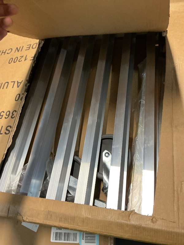 View 2 of ***MISSING PARTS***New Star Foodservice 36527 Commercial-Grade Aluminum 20-Tier Sheet Pan/Bun Pan Rack, 26" L x 20" W x 69" H with Brake Wheels Silver